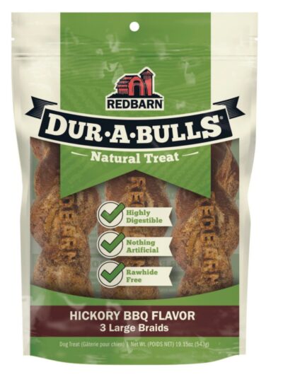 Redbarn Pet Products Dur-A-Bulls Bone Hickory BBQ, 1ea/3Ct, LG