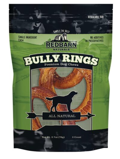 Redbarn Pet Products Bully Rings Dog Chew 1ea/SM, 3 ct