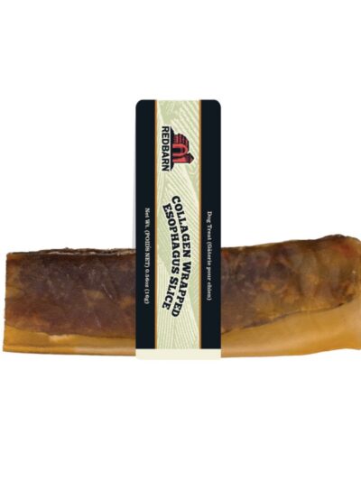 Redbarn Pet Products Redbarn Collagen Wrapped Esophagus Slice Dog Treat 20ea/20 ct