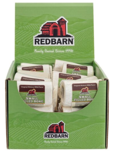 Redbarn Pet Products Filled Bone Dog Treat Original Hickory BBQ SM (Case of 20)