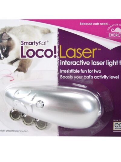 SmartyKat Loco!Laser Interactive Laser Pointer Cat Toy Assorted, 1ea/One Size