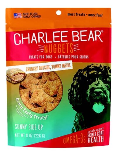 Charlee Bear Dog Nuggets Skin & Coat Sunny Side Up 8Oz