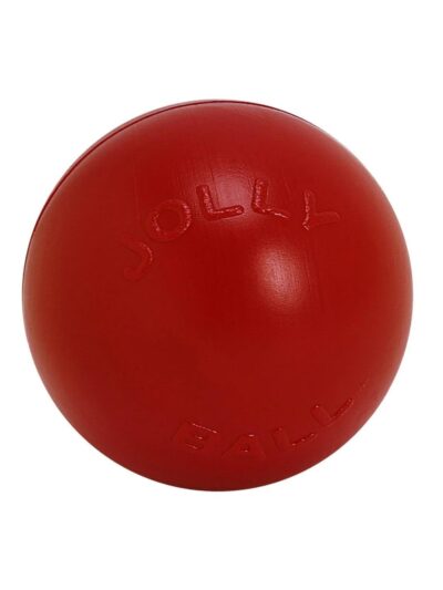 Jolly Pets Push-N-Play Ball Red Large 10in.