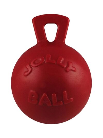 Jolly Pets Tug-N-Toss Ball Red Large 8in.