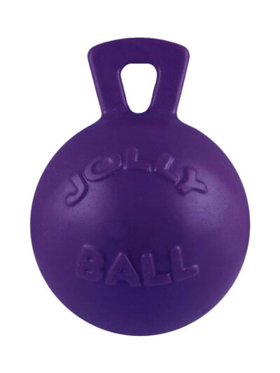 Jolly Pets Tug-N-Toss Ball Purple Small 4.5in.
