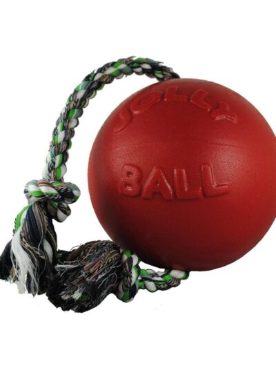 Jolly Pets Romp-N-Roll Ball Red Medium