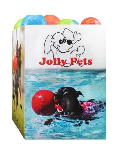 Jolly Pets Soccer Ball Dump Bin Assorted 40Pc