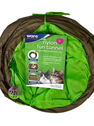 Ware Nylon Fun Tunnel Brown/Green 11 x 11 x 53.5in.