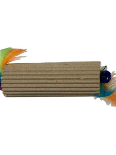Ware Corrugated Bell Bar Cat Toy 6 x 2.25 x 2.25 In