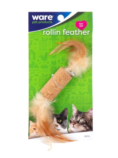 Ware Rollin Feather Cay Toy