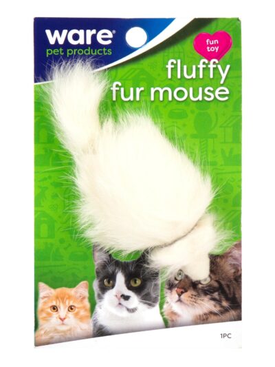 Ware Fluffy Fur Mouse Cat Toy