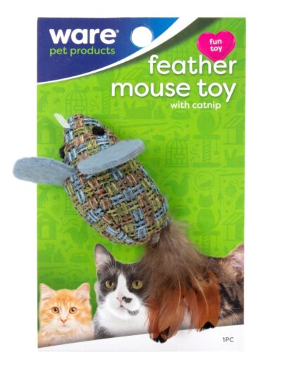 Ware Feather Mouse Cat Toy