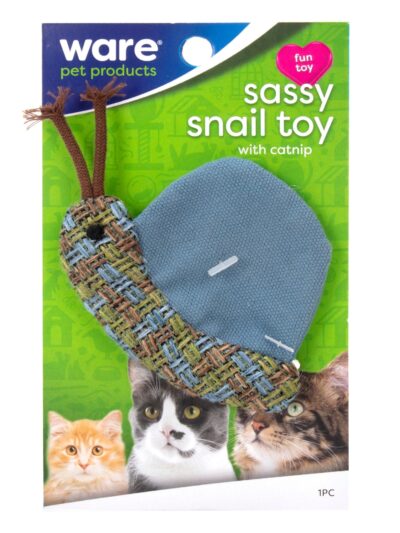 Ware Sassy Snail Cat Toy