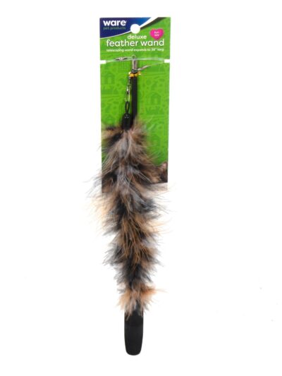 Ware Deluxe Feather Wand Cat Toy