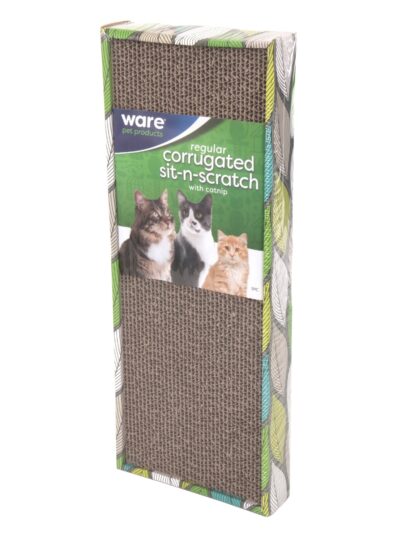 Ware Corrugated Sit-N-Scratch Regular-19.5 x 7.75 x 2.25in.