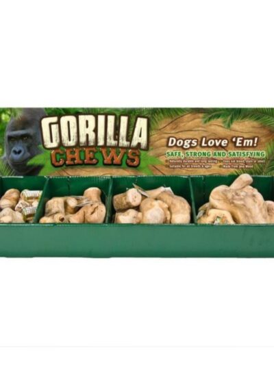 Gorilla Chew For Dogs Display 28 Pc