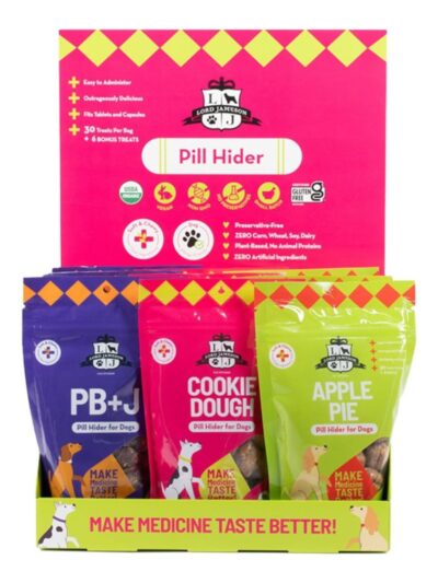Lord Jameson Dog Pill Hider Assortment 12 Piece Display