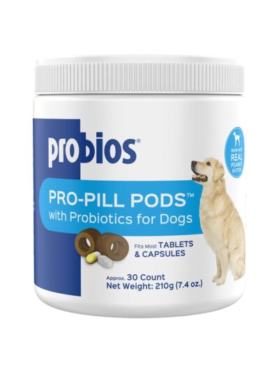 Probios Pro-Pill Pods with Probiotics for Large Dogs Peanut Butter 30 count