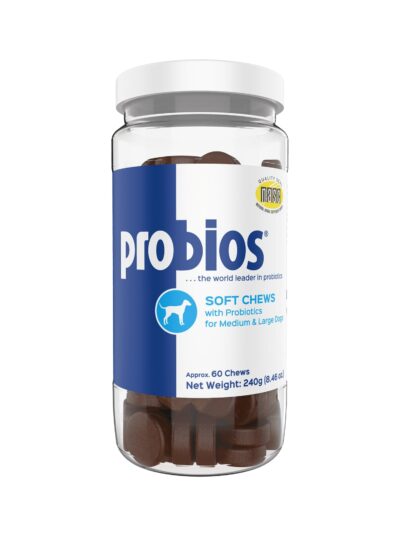 Probios Soft Chews with Prebiotics for Medium and Large Dogs 240gm