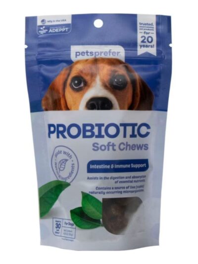 Pets Prefer Probiotic Soft Chew for Dogs 30 count