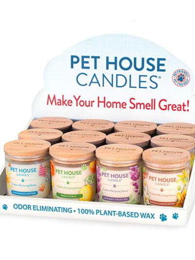 Pet House Candle Top Seller 2024 Display 12 Piece (Case of 12)