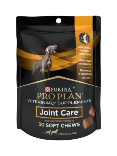 Purina Pro Plan Veterinary Diets Joint Supplement for Dogs, Hip & Joint Soft Chews for Large Dogs, 30 count