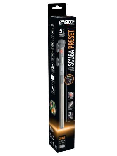 Sicce SCUBA Preset Submersible Heater 1ea/250 W