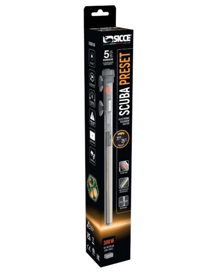 Sicce SCUBA Preset Submersible Heater 1ea/300 W