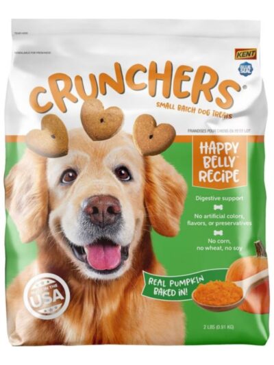 Crunchers Happy Belly Dog Biscuit Pumpkin 2Lbs.