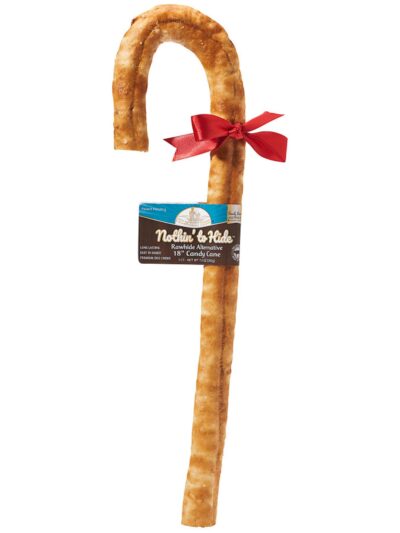 Fieldcrest Farms Nothin To Hide Candy Cane Dog Treats Beef 1ea/18 in