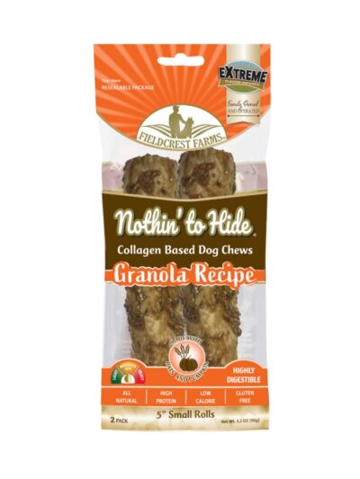 Fieldcrest Farms Nothin' To Hide Roll Dog Treat Granola, 1ea/SM, 5 in