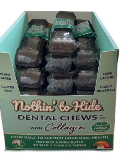 Fieldcrest Farms Nothin' to Hide Dental Wave Collagen Dog Chew Display Beef 5 in (Case of 24)