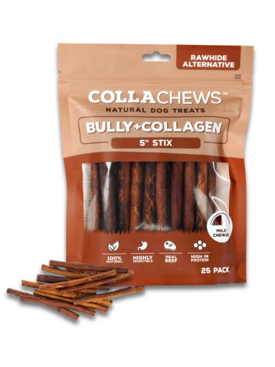Collachews Collagen Stix Beef 5in. 25Pk