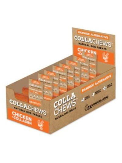 Collachews Collagen Roll PDQ Display Chicken 6in. 30 Count