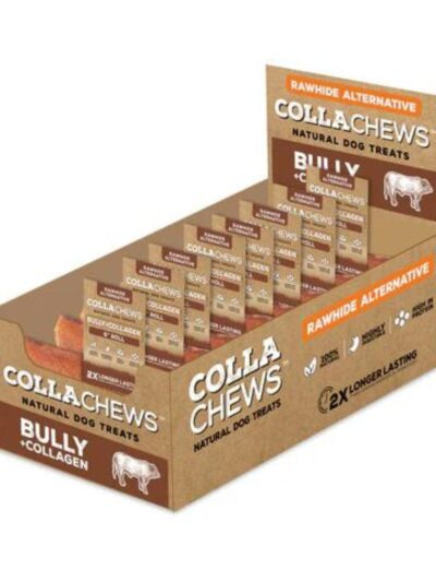 Collachews Collagen Roll PDQ Display Bully 6in. 30 Count