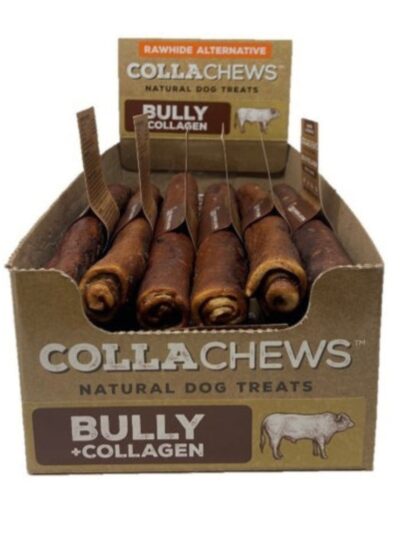 Collachews Collagen Roll PDQ Display Bully 9in. 20 Count