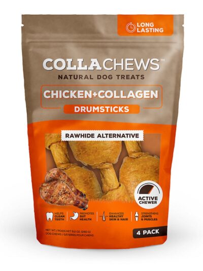 Collachews Collagen Drumstick Chicken 4Pk