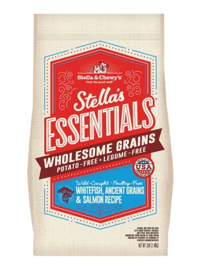 Stella & Chewy's Dog Essentials Whitefish & Ancient Grains 25Lb