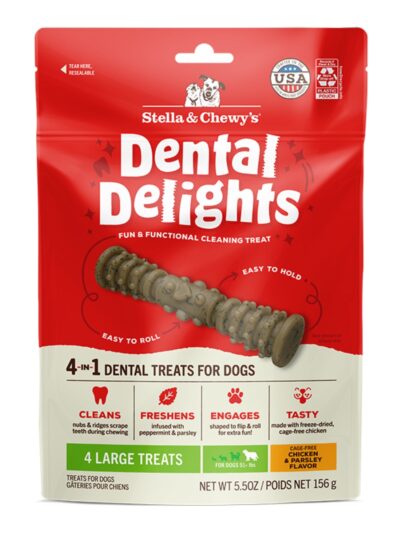 Stella & Chewy's Dog Dental Delights Large 4 Pack