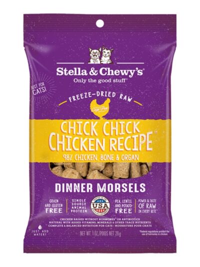 Stella & Chewys Cat Freeze Dried Dinner Morsels Chicken 1oz. (Case of 8)