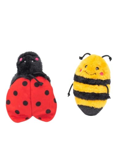 Zippypaws Crinkle Bee & Ladybug Small-2 Pk