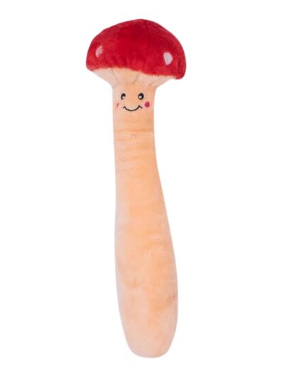 Zippypaws Jigglerz Mushroom Red/White XLarge