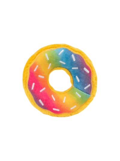 ZippyPaws Donutz Dog Toy Rainbow, 1ea/MD