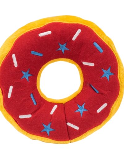 Zippypaws Donut Americana Red/White/Blue Medium