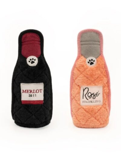 Zippypaws Z-Stitch Happy Hour Crusherz Merlot/Rose Medium-2 Pk