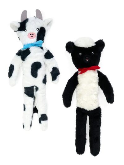 Zippypaws Fluffy Peltz Sheep And Cow