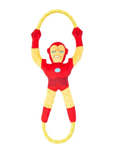 Zippypaws Marvel Ropetugz Iron Man