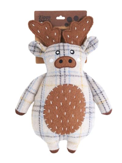Zippypaws Ecozippy Cotton Cuddler Moose Brown