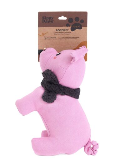 Zippypaws Ecozippy Cotton Cuddler Pig Pink