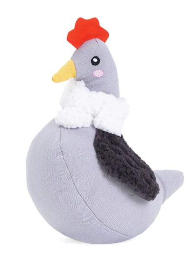 Zippypaws Ecozippy Cotton Cuddler Chicken Gray